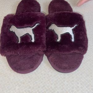 Vs pink slippers size 7-8